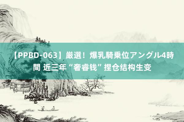 【PPBD-063】厳選！爆乳騎乗位アングル4時間 近三年“奢睿钱”捏仓结构生变